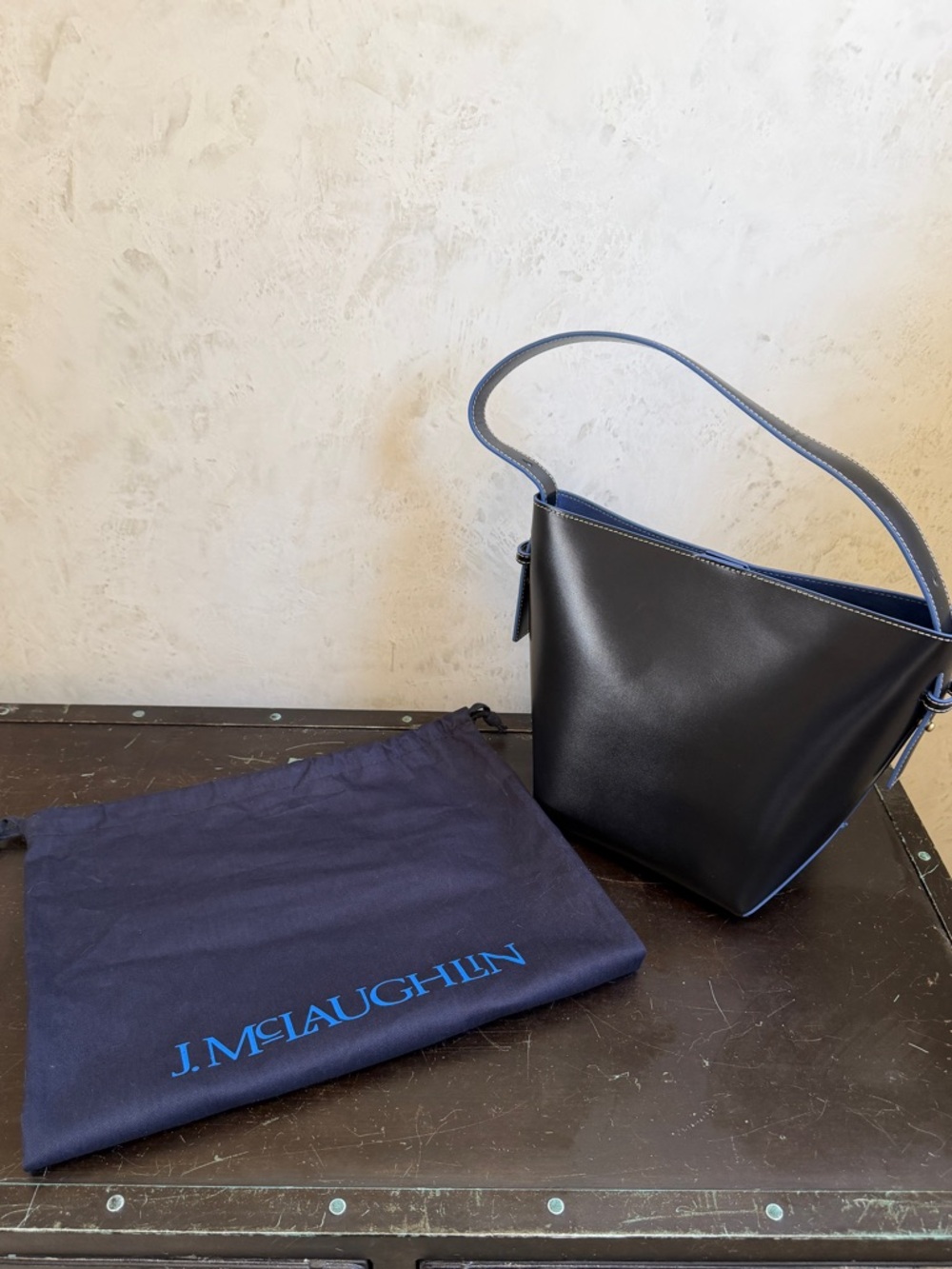 J. McLaughlin Crawford Leather Bucket Bag